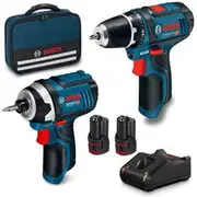 BOSCH 12V 2 Piece 2 x 2.0Ah Combo Kit 0615990L1G