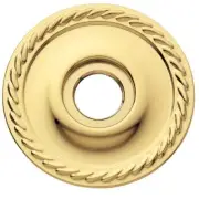 Baldwin 5149003 Estate Solid Brass Rosette Pair