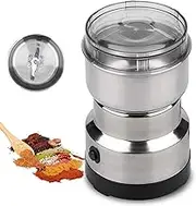 Electric Smash Machine, 300W Multifunction Small Food Grinder, Household Stainless Steel Spice Grinder, Powder Grinding Machine, for Coffee Beans, Nuts, Herbs, Grains