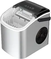 110v/220v Household Small Ice Machine, Mini Ice Maker Machine, Multifunctional Ice Machine, Pellet Ice Makers Countertop for Home Kitchen Office Bar Party,Europeanstandard220V