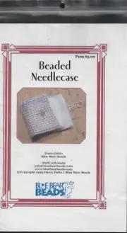 Blue Bear Beads-Beaded Needlecase pattern OOP