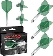 Mission Darts Force 90 | Integrated Precision Moulded Dart Flight and Shaft System, Pack of 3 Professional Durable Combined Dart Flights and Stems | Standard No.6