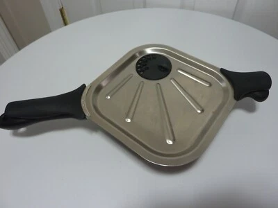 WEAREVER AIR VINTAGE NON STICK 9" SQUARE SAUCEPAN DEEP PAN w/Vented Lid