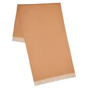 [Mulberry] Solid Merino Wool Scarf Camel Merino Wool