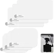 6pcs Car Windshield Sticker, Reusable Clear Window Cling Simplified Windshield Applicator Decal Static Cling Window Film for Car Removable and Re-Application
