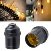 5/10Pcs E27 Light Bulb Lamp Holder Pendant Edison Retro Screw Cap Socket Vintage