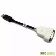 DisplayPort to DVI Video Adapter White Dell 023NVR - SHIP SAME DAY!
