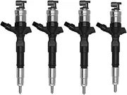 4PCS 23670-0L090 Fuel Injection Injector 236700L090 295050-0521 ，Compatible with Toyota Hilux 1KD-G3 Engine Auto Parts