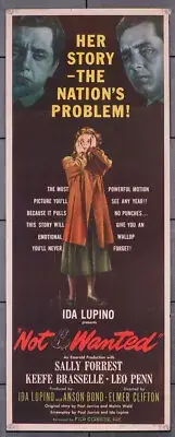NOT WANTED (1949) 30086 Movie Poster Sally Forest Keefe Brasselle Elmer Clif