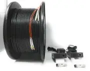 CAT 6/ Cat5e Extension Kit, Over 300ft (50M Outdoor Rated Fiber Cable Included)