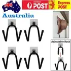 4x Hat Rack Cowboy Hat Holder Hat Storage Display Hat Dryer Stand, Stick-On Wall