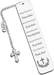 Christian Gifts for Women Baptism Gifts for Her Him Bible Bookmarks for Book Lovers 2025 Confirmation Religious Gifts Christmas Gifts