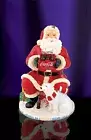 RADKO 2011892 COCA COLA SANTA COOKIE JAR - SANTA WITH POLAR BEAR - FREE SHIPPING