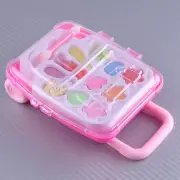 Princess Makeup Set Toy For Kids Cosmetic Girls Eyeshadow Lip Gloss Blushes Vt