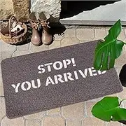 Thin Front Door Mat for Interior Entrance Non Slip Rubber Interior Door Support for Entrances, Front Doors