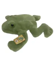 Green Frog Hand Puppet Plush Gund WWF Amphibian Stuffed Animal 12" NWT