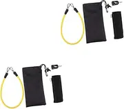 VANZACK 2 Sets Golf Swing Training Aid Golfs Swing Rope Trainer Stretchy Training Tools
