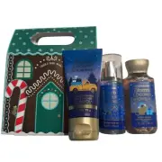 Bath & Body Works FROSTED COCONUT SNOWBALL Travel Gift Set Shower Gel Cream Mist
