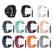 Watch Band for Garmin Forerunner 45/45S, Swim 2 Silicone Replacement Strap Adjustable Sport Band Wristband