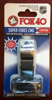 Fox 40 Super Force CMG Whistle SEALED Rescue Safety Hockey Referee dog training