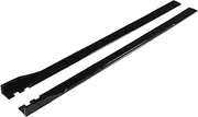 New W205 Side Skirts Extension Rocker Splitters Winglet Wings Compatible for Mercedes Compatible for Benz W205 W204 W203 W212 W213 W117 W176 Body Kit(Black)