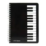 Music Themed Spiral Bound Notebook