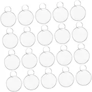 HOMSFOU 60pcs Round Paper Key Tags with Aluminum Rim and Split Rings for Identification Lightweight and Efficient Marking Tags