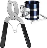 Piston Ring Compressor Tool | Piston Ring Compressor Kit | Car Repair Accessory With Plier For Truck Vehicle RV Sedan Automotive