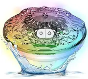 Jovial Solar Pool Floats Light, Swimming Pool Float with 5 Color Changing Lights, Built in Solar Rechargeable Battery, Works for 6 to 8 Hours When Fully Charged, Usable Indoors and Outdoors