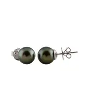 Splendid Pearls 14K 8-9mm Tahitian Pearl Studs NoSize NoColor