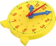 Operitacx Analog Clock Model for Boys and Girls Interactive Learning Tool Arm Timer for Education Classroom Bedroom Decor