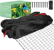 Bird Netting 1000 * 1500cm with 2.5 * 2.5cm Mesh Hawk Netting,Poultry Net for Chicken Run,Garden Net Fruit Tree Mesh,Aviary Nets Deer Fence Trellis Meshs,Heavy Duty Nylon Aviary Nets