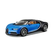 Maisto Licensed 1:24 Scale Bugatti Chiron Coupe 2017 Diecast Model Car Blue