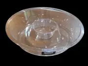 Mainstays Clear Round BPA Free Chip and Dip Tray 13"