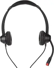 RJ9 Telephone Headset with Microphone Noise Cancelling Dual Ear Office Landline Phone Headset for PC, Laptop, Office, Call Center