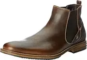 [Wild Rhino] Men’s Hugh Chelsea Boot, Brown