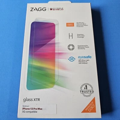 ZAGG Glass XTR Screen Protector for Apple iPhone 13 Pro Max (6.7")