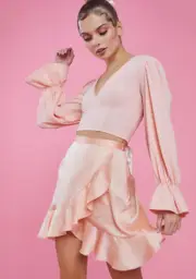 [Sugar Thrillz] Love Language Ruffle Skirt