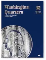 WHITMAN Washington Quarter 1965-1987 Folder Album #9040