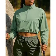 Women's Pullover Sweatshirt Hiking Jacket Sport Jacket Outdoor Sun Protection Breathable Quick Dry Hiking Outfits Hiking Clothes Autumn / Fall Jacket Tennis Go