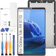 Samsung Galaxy Tab A9 X110 SM-X110 LCD Display Touch Screen Assembly with Repair Kit (8.7 inch, Black Without Frame, Not for SM-X115)