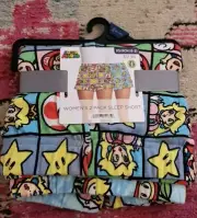 NEW NWT Womens xs 0 2 Sleep shorts super soft Super Mario Nintendo gamer lounge