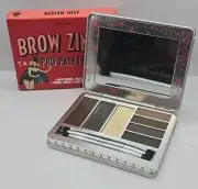 NIB Benefit Brow Zings Pro Palette Light Medium Powder Wax Kit Medium Deep FLAW