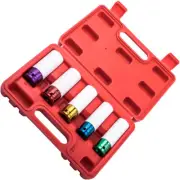 Impact Socket Lug Nut Thin Wall Wheel Protector 1/2"Drive 15mm Tool Kit