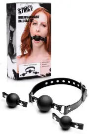 Strict Interchangeable Ball Gag Set