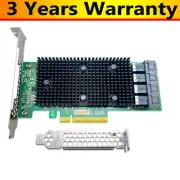 SAS3416-16i HBA 16Port SAS/SATA/NVMe Expansion Card LSI SAS3416 Chip+Mini SAS SD