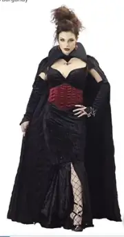 Countess Of Mayhem Mansion~CA Costumes Vampire~Halloween Adult Small New