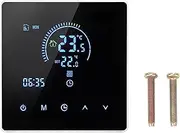 ViaGasaFamido LCD Boiler Thermostat, Remote Control, Touch Control, Energy-Saving, 5–60 ℃ Temperature Setting, Suitable for Hotels, Villas, Apartments, Temperature Sensor, LCD Display (WiFi Type)