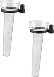 Milisten Outdoor Rain Gauge Tool Plastic Cup Rain Gauge Holder for Easy Rainfall Measurement