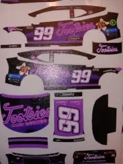 2024 Daniel Suarez Tooties 1/64 Peel & Stick Decals